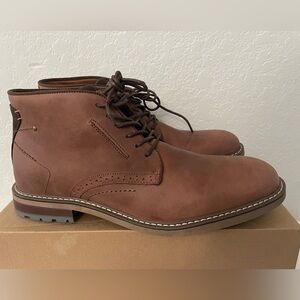 Arkbird Chukka Boots Brown Leather Oxford Lace Up - Mens Size 12